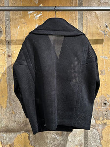 MAXMARA - Diorama Jersey Coat - AW25 - BLACK